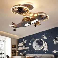 Ember u0026 Ivy Beleuchtung-LED-Helikopter-Ventilatorlampe – Sky Hero Design