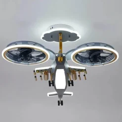 Ember u0026 Ivy Beleuchtung-LED-Helikopter-Ventilatorlampe – Sky Hero Design