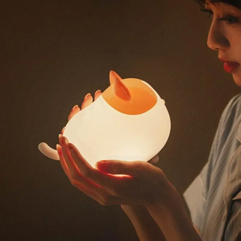 The Light Loft Beleuchtung-LED-Katzen-Nachtlicht – süße Kinderlampe