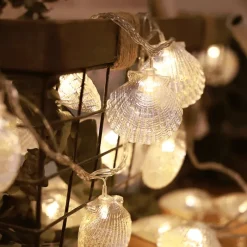 Glow u0026 Shade Beleuchtung-LED-Lichterkette – Strandmuschel-Dekoration