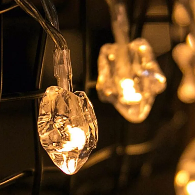 Bright Accents Beleuchtung-LED-Lichterkette mit Pentagramm – bezaubernde Lichterkette für Partys zur Heimdekoration