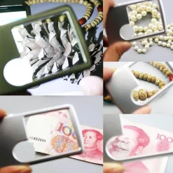 The Relaxation Nook Gesundheits-Gadgets|Gesundheits- Und Entspannungstools-LED-Lupe im Taschenformat – Mini-Kreditkartenlupe