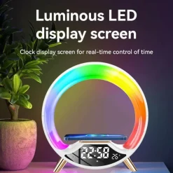 The Decor Haven Gadgets Für Zuhause-LED-Nachtlampenlautsprecher - Multifunktionales Schlafzimmerlicht