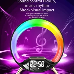 The Decor Haven Gadgets Für Zuhause-LED-Nachtlampenlautsprecher - Multifunktionales Schlafzimmerlicht