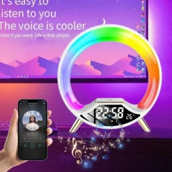 The Decor Haven Gadgets Für Zuhause-LED-Nachtlampenlautsprecher - Multifunktionales Schlafzimmerlicht