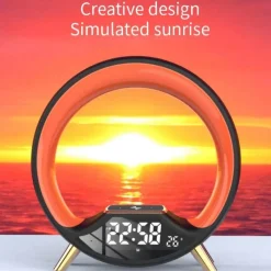 The Decor Haven Gadgets Für Zuhause-LED-Nachtlampenlautsprecher - Multifunktionales Schlafzimmerlicht