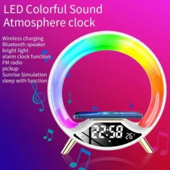 The Decor Haven Gadgets Für Zuhause-LED-Nachtlampenlautsprecher - Multifunktionales Schlafzimmerlicht