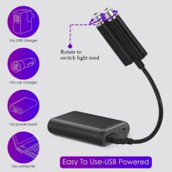 Wild u0026 Free Gear Autozubehör|Automobilindustrie-LED-Nachtlichtprojektor mit Tonaktivierung – farbenfrohes Himmelsdesign