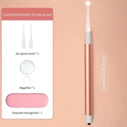 PureGlow Männerpflege|Frauenpflege-LED-Ohrreinigungspinzette – Bright View Ohrenpflege-Werkzeugset