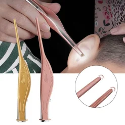 PureGlow Männerpflege|Frauenpflege-LED-Ohrschmalzentfernungswerkzeug mit Licht