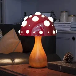 Illuminate Home Beleuchtung-LED-Pilz-Schreibtischlampe – Moderne Beleuchtung für das Homeoffice