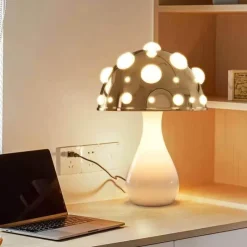 Illuminate Home Beleuchtung-LED-Pilz-Schreibtischlampe – Moderne Beleuchtung für das Homeoffice