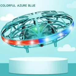 The Decor Haven Babyspielzeug-LED-Quadcopter-Drohne mit Gestenerkennung – tragbare Mini-Drohne