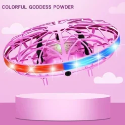 The Decor Haven Babyspielzeug-LED-Quadcopter-Drohne mit Gestenerkennung – tragbare Mini-Drohne