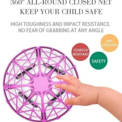 The Decor Haven Babyspielzeug-LED-Quadcopter-Drohne mit Gestenerkennung – tragbare Mini-Drohne