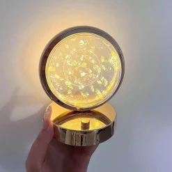 Illuminate Home Beleuchtung-LED-Quallenlampe – Dekoratives Kristall-Tischlicht