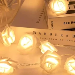 The Light Loft Beleuchtung-LED-Rosen-Lichterkette – dekorative Beleuchtung für drinnen und draußen