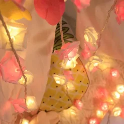 The Light Loft Beleuchtung-LED-Rosen-Lichterkette – dekorative Beleuchtung für drinnen und draußen