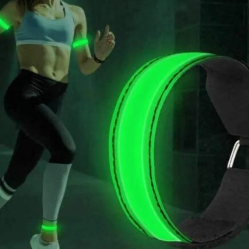 The Relaxation Nook Fitness-Gadgets|Gesundheits-Gadgets-LED-Sicherheitsarmband für Nachtläufe – Leuchtendes Armband für mehr Sichtbarkeit