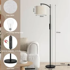 Illuminate Home Beleuchtung-LED-Stehleuchte – Moderne, schlichte Wohnraumbeleuchtung