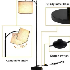 Illuminate Home Beleuchtung-LED-Stehleuchte – Moderne, schlichte Wohnraumbeleuchtung