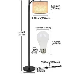 Illuminate Home Beleuchtung-LED-Stehleuchte – Moderne, schlichte Wohnraumbeleuchtung