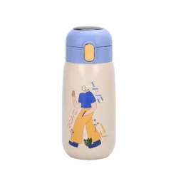 The Decor Haven Camping-Werkzeuge|Camping Im Freien-LED-Wasserflasche – Funky Thermosflasche mit Temperaturanzeige