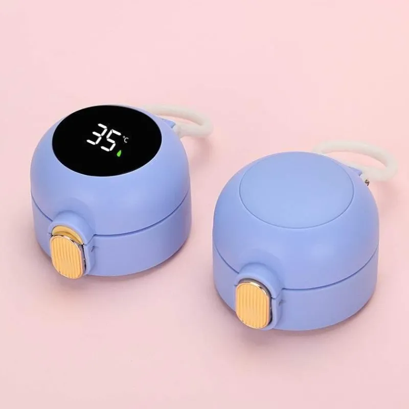 The Decor Haven Camping-Werkzeuge|Camping Im Freien-LED-Wasserflasche – Funky Thermosflasche mit Temperaturanzeige