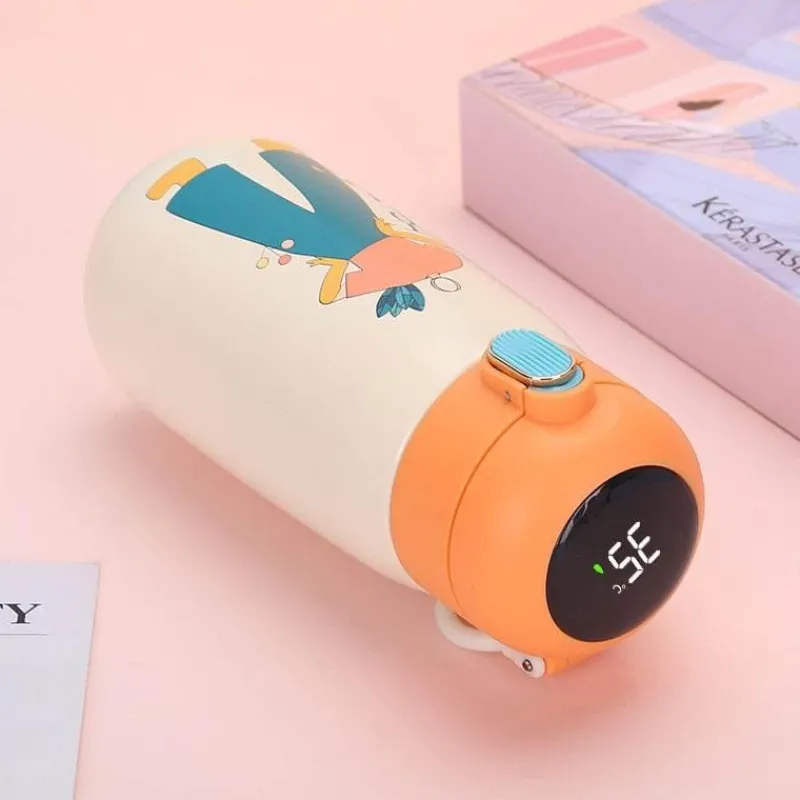 The Decor Haven Camping-Werkzeuge|Camping Im Freien-LED-Wasserflasche – Funky Thermosflasche mit Temperaturanzeige