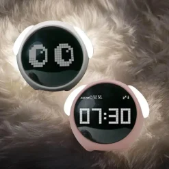 The Decor Haven Gadgets Für Zuhause-LED-Wecker mit Nachtlicht – süße Nachttischlampe