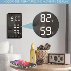 Comfort u0026 Style Heimwerkzeuge-LED-Weckerspiegel - Touchscreen-Display