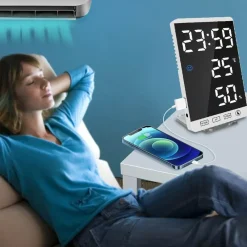 Comfort u0026 Style Heimwerkzeuge-LED-Weckerspiegel - Touchscreen-Display