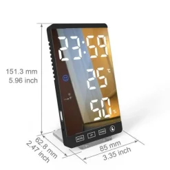 Comfort u0026 Style Heimwerkzeuge-LED-Weckerspiegel - Touchscreen-Display
