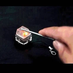 The Decor Haven Babyspielzeug-LED-Zappel-Schlüsselanhänger – leuchtendes Tastaturschalter-Spielzeug