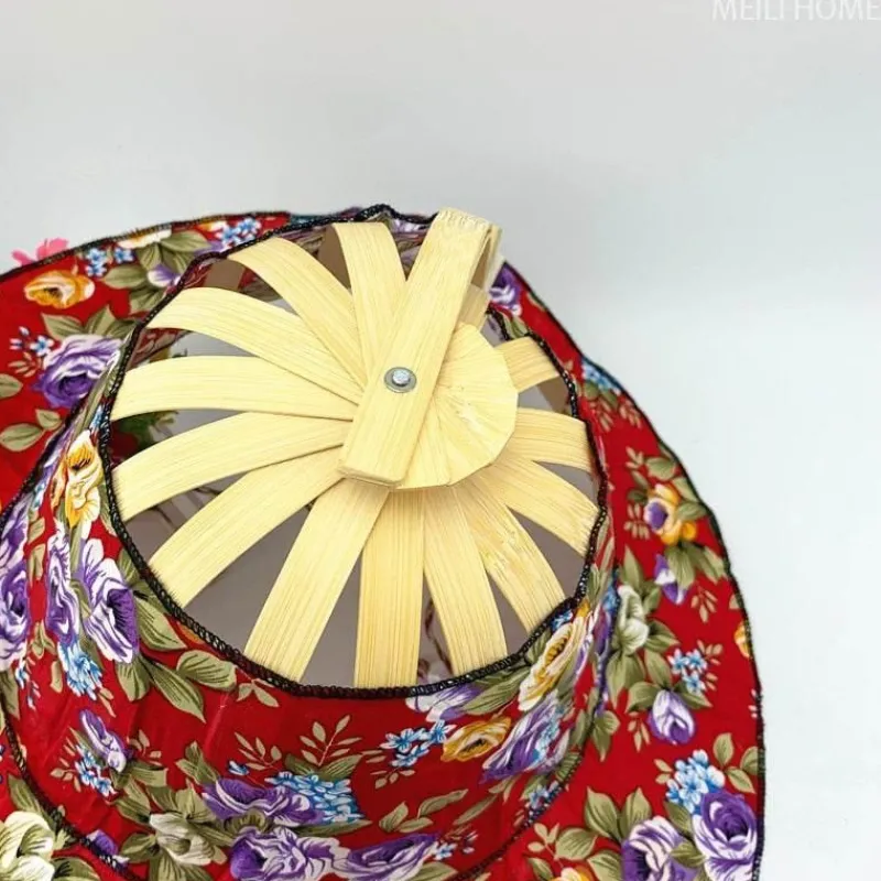 Wilderness Haven Outdoor-Artikel|Camping Im Freien-Leichte Sommermütze aus Bambus – süßer faltbarer Sonnenhut