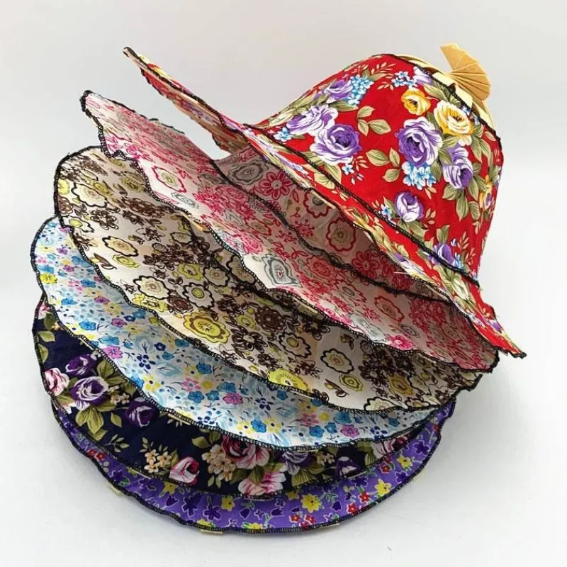 Wilderness Haven Outdoor-Artikel|Camping Im Freien-Leichte Sommermütze aus Bambus – süßer faltbarer Sonnenhut