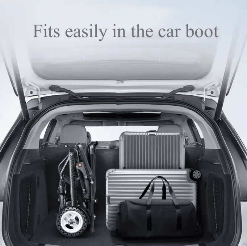 Tranquil Touch Mobilitäts- Und Support-Tools|Gesundheits-Gadgets-Leichter faltbarer Elektrorollstuhl für Senioren – Kompakte Mobilitätshilfe