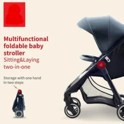 Kinder The Decor Haven Kinderwagen & Zubehör-Leichter, faltbarer Kinderwagen – kompakter Reisekinderwagen