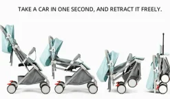 Kinder The Decor Haven Kinderwagen & Zubehör-Leichter tragbarer Kinderwagen - Kompakter faltbarer Buggy