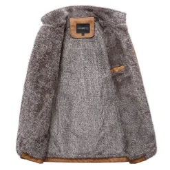 Herren Heritage Threads Herrenbekleidung-Leichter Windbreaker-Mantel aus Leder für Herren – Stilvolle lange Jacke