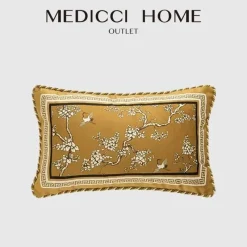 Pillow Haven Bettzeug-Lendenkissenbezug - Kranichvogel-Design 30x50cm