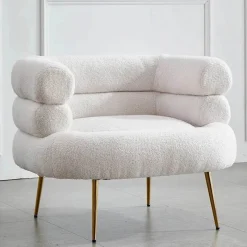 Cozy Living Möbel-Leocadia Beistellstuhl – Stilvoller Akzentstuhl für das Wohnzimmer