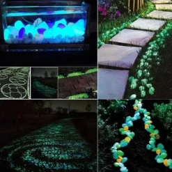 Adventure Basecamp Camping Im Freien|Outdoor-Artikel-Leuchtende Gartenwegsteine – Leuchtende Landschaftsdekoration