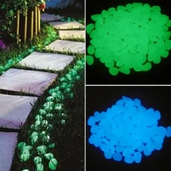 Adventure Basecamp Camping Im Freien|Outdoor-Artikel-Leuchtende Gartenwegsteine – Leuchtende Landschaftsdekoration
