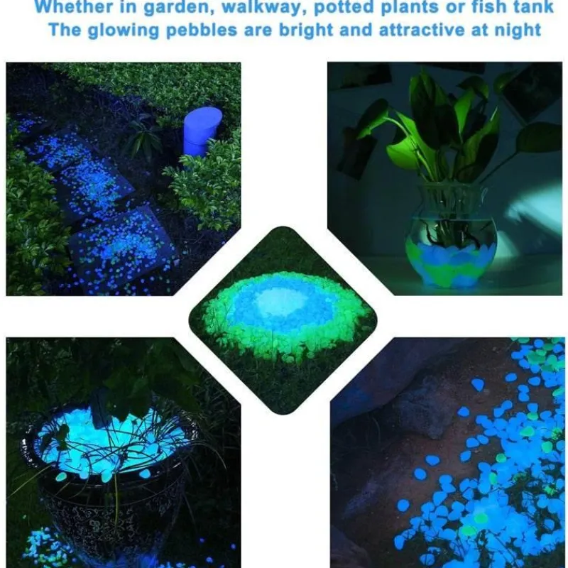 Adventure Basecamp Camping Im Freien|Outdoor-Artikel-Leuchtende Gartenwegsteine – Leuchtende Landschaftsdekoration