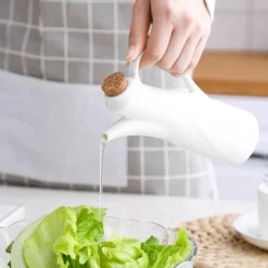 Decor Küche & Esszimmer-Ölflasche aus Keramik – einfaches Dosierwerkzeug für die Küche in reiner Farbe