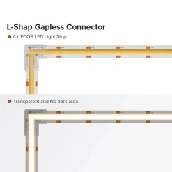 Comfort u0026 Style Gadgets Für Zuhause|Heimwerkzeuge-L-förmiger LED-Streifenverbinder - Transparenter Lichtstreifenverbinder