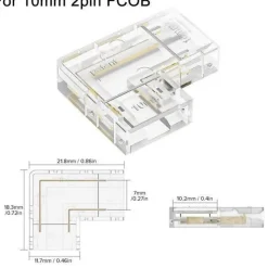 Comfort u0026 Style Gadgets Für Zuhause|Heimwerkzeuge-L-förmiger LED-Streifenverbinder - Transparenter Lichtstreifenverbinder