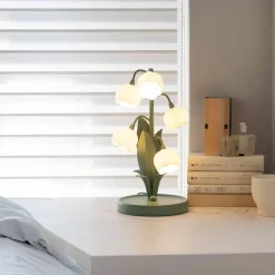 Illuminate Home Beleuchtung-Lilienblumen-Tischlampe – dekorative Blumenbeleuchtung