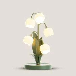 Illuminate Home Beleuchtung-Lilienblumen-Tischlampe – dekorative Blumenbeleuchtung